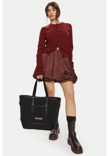 Love Moschıno Kadın El Çantası Jc4069pp1llh200a Siyah Monogram