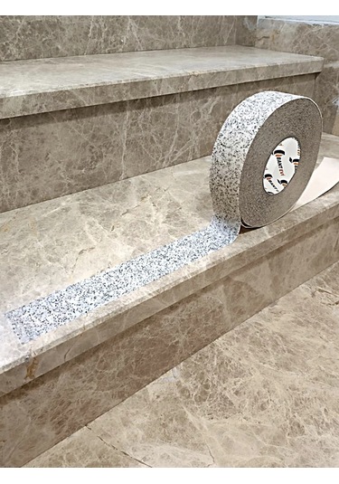 Kum Desenli Merdiven Kaydırmaz Bant 5cmx5m Kum Rengi Kaymaz Bant