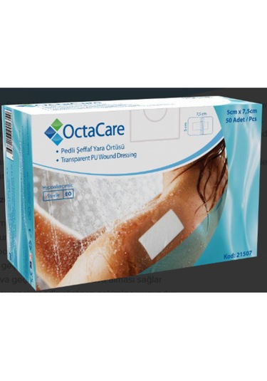 Medikalcim Şeffaf Yara Örtüsü 5 Cm X 7,5 Cm 50 Adet