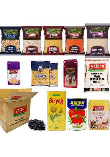 Yazar Ramazan Kumanya Gıda Paketi 13'lü 29 KG