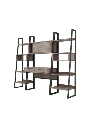 Julia Metal Ahşap Kitaplık