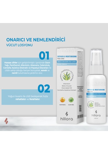 Onarıcı Ve Nemlendirici Vücut Losyonu