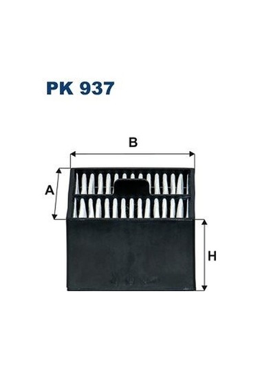 Fıltron Pk937 Separ Fıltresı 10'luk Isıtmasız Man Tgx Tgs D2066 D2676 07 Tga D2066 D2866 D2876 00