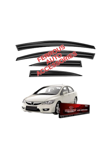 Honda Civic Fd6 Ferrous Cam Rüzgarlığı 4lü Set 2007 2012