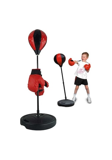 Ayaklı Boks Vurma Standı Pencikball Hız Topu 90-120 Cm Çok Renkli