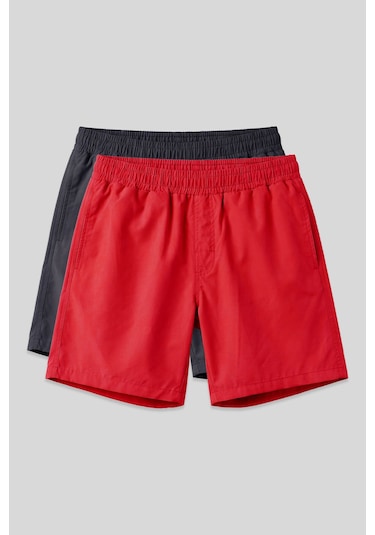 Tommylife Standart Fit Basic 2li Paket Kırmızı-antrasit Erkek Deniz Şortu - 81237 Kırmızı-antrasıt Tommylife Standart Fit Basic 2li Paket Kırmızı-antrasit Erkek Deniz Şortu - 81237 Kırmızı-antrasıt