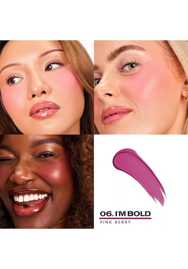 Sacheu Cheek Stay-n Uzun Süre Kalıcı Likit Allık 06 I'm Bold 10 ML