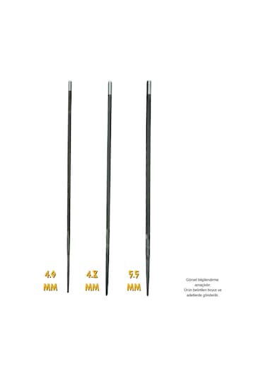 Sgs Motorlu Testere Zincir Bileme Eğesi 5.5 X 200 Mm. - 12 Adet