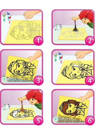 Disney Sofia Eğitici Ve Eğlenceli Kum Boyama Seti 4in1-red Castle Fm-11-e