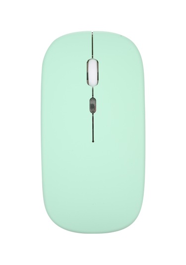 Geeksen 2.4g/bt5.1 Çift Modlu Kablosuz Sessiz Fare - 3 Dpı Ayarı, Şarj Edilebilir, Taşınabilir Açık Yeşil Optik
