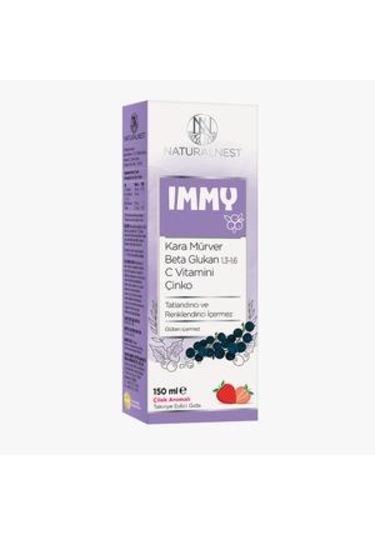 Naturalnest Immy Şurup Çilek Aromalı 150 Ml