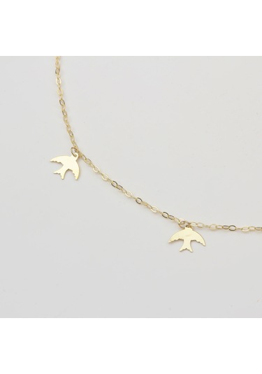 Glorria Altın Kırlangıç Halhal Altın