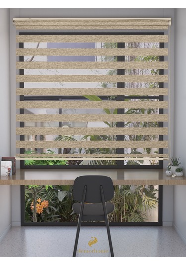 Br Demor Home Sütlü Kahve Bambu Zebra Yüksek Kalite Metal Kasa Sütlü Kahve