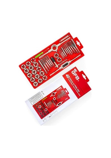 Gfb 40 Parça Klavuz Pafta Seti Takımı M3-m12