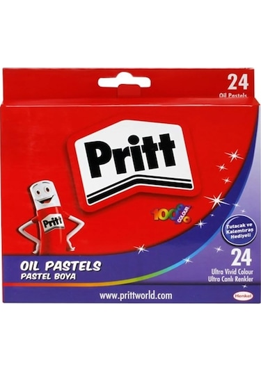 Pritt Pastel Boya 24lü - 2 Paket Çok Renkli