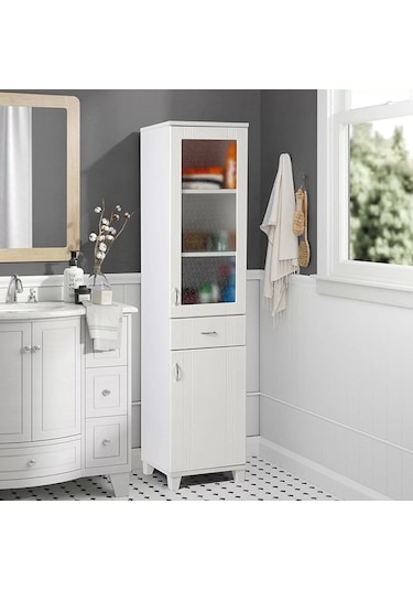 Lake Çok Amaçlı Banyo Ve Mutfak Dolabı Beyaz Çok Renkli