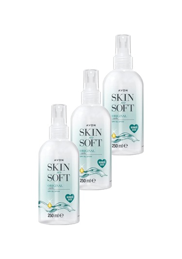 Avon Skin So Soft Kuru Yağ Vücut Spreyi 3 x 250 ML