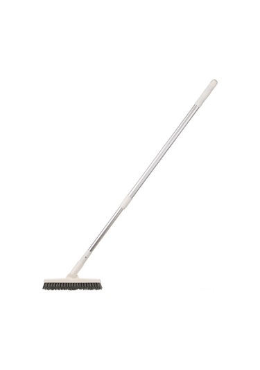 Springsun Alüminyum Ayarlanabilir Köşe Temizleme Fırçası, 180 Derece Dönebilir, Sökülebilir Tasarım, 78-130cm Uzunluk