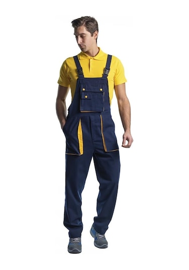 Şensel, Taraftar Bahçıvan Tulum, Lacivert-Sarı -8E345- Salopet