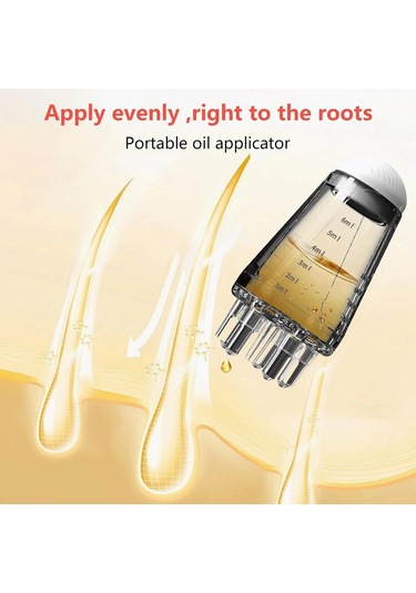 6 Ml Saç Derisi Aplikatör Mini Kafa Masaj Rulo Topu Fırça Saç Diğer