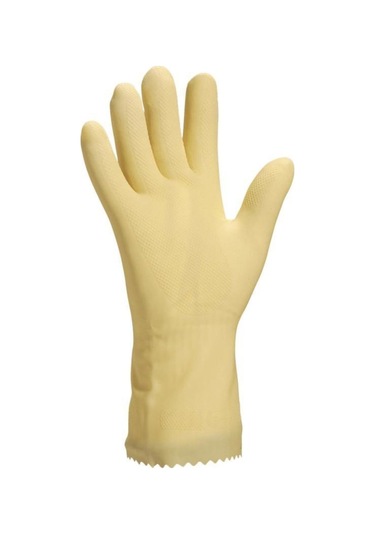 Alpha Ve905 Floksuz Lateks Kimyasal Iş Eldiveni 12 Çift 9/10" Beden