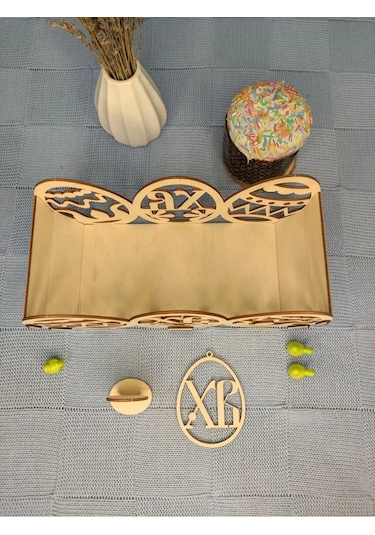 Woodiks Yol Yumurtası Standı Paskalya Sepeti 152010188 Bej