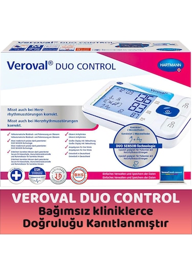 Hartmann VEROVAL DUO CONTROL Tam Otomatik Üst Koldan Ölçer Tansiyon Aleti