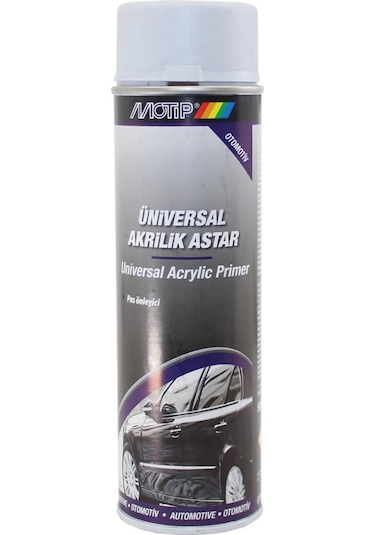 Motip Unıversal Akrilik Sprey Astar 500 ML - Tek Bileşenlidir
