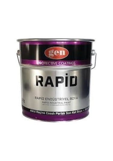 Gen Selülözik Yağlı Boya Metal Boyası Metalik Gri 850 gr