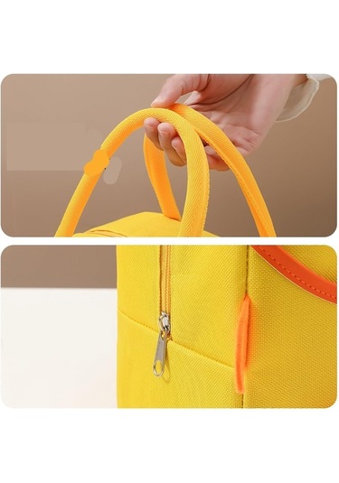 Öğle Yemeği Çantası Öğle Yemeği Çantasıkalın Termal Gıda Saklama Çantalarıbüyük Kapasiteli Yalıtımlı Gıda Çantaları El Çantaları Siyah