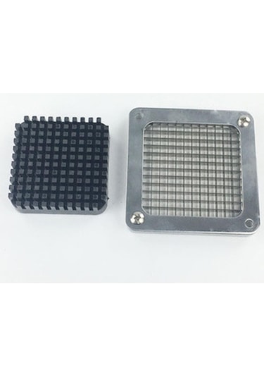 Suntek Patates Kesici Yedek Parçalar Kesme Makinesi Mutfak 0.7cmx0.7cm Gri Diğer
