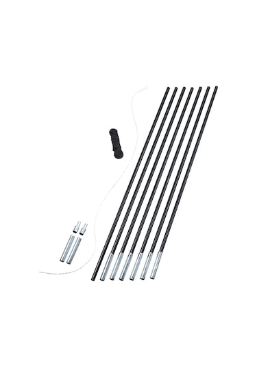 Easy Camp Pole Dıy Set 12.5 Mm Universal Çadır Polü Seti Siyah
