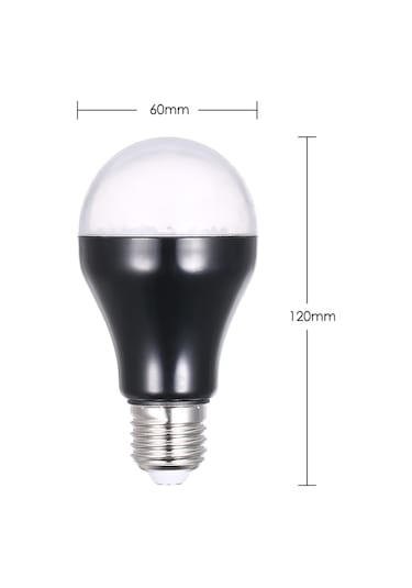 Led Uv Ampul Ultraviyole Siyah Işık E27 Lamba Tabanı Böcekleri Çekmek İçin Para Doğrulama Floresan Boyaları Tanımlama