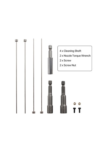 Createtech 3d Nozul Temizleme Kiti - M7/m8 Dişli Nozullar İçin Gümüş
