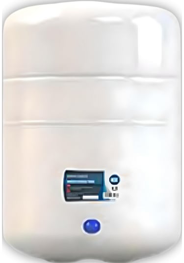 Pemax Water 6,5 Galon Brüt 20litre Metal Krom Ağızlı Tank