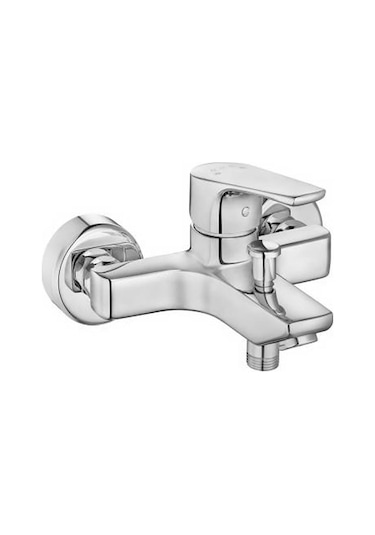 Eca Niobe Banyo Bataryası + T-may Sümbül Oval Borulu Hareketli Sürgülü Duş Seti Üst Takımı