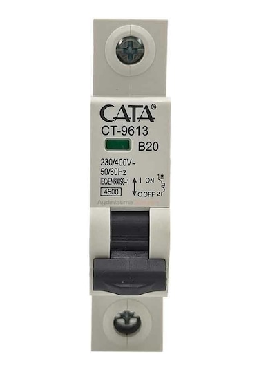 Cata 1x20 Amper W Otomat Monofaze Sigorta Ct-9613