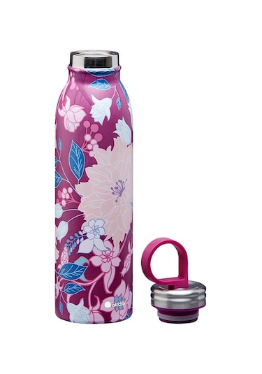 Aladdin X Naito Chilled Thermavac Paslanmaz Çelik Su Şişesi 0.55 L Pembe