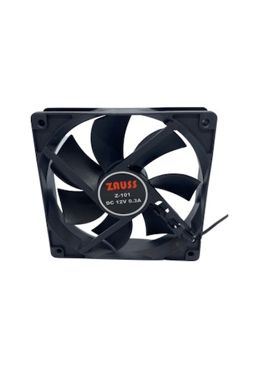 Z-101 Ultra Sessiz 12cm Kare Kasa Fanı Molex Fan 0.3A 1600RPM