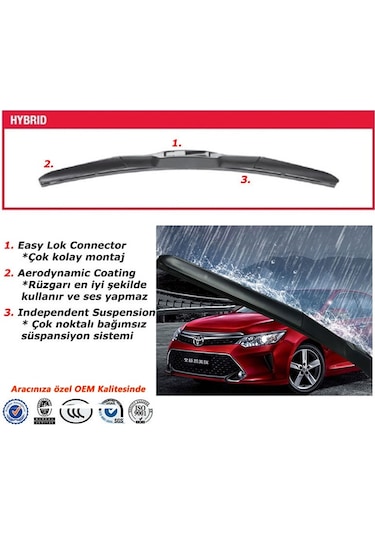 Mazda 323 Sedan Silecek 1989-1997 530 MM/450 MM