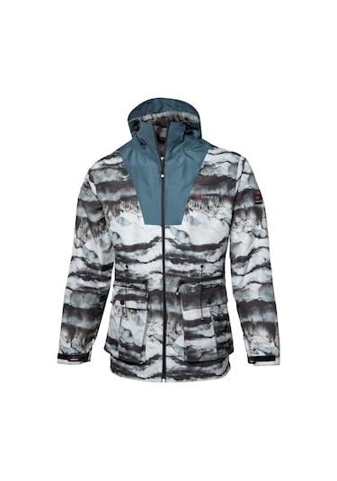 Cresta Outdoor Desenli Su Geçirmez Mont / Parka / Yağmurluk