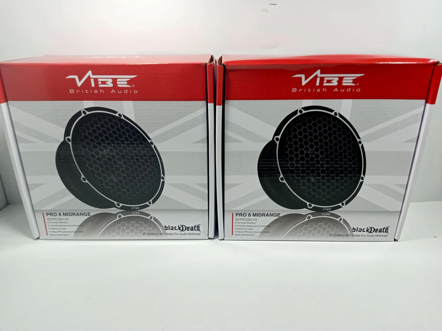 Vibe 20cm Midrange - Vıbe Ölüm Serisi 675w 225rms Midrange 20cm - Vıbe Bdpro8m-v9 Blackdeath Midrang