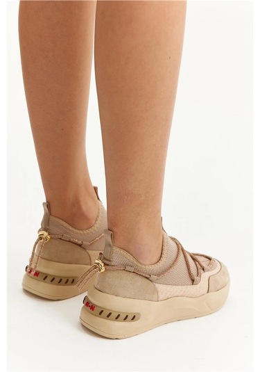 Prego (Park Moda) Poli Hafif Taban Kadın Günlük Spor Ayakkabı NUT Ten