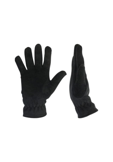 Teknor Unisex Siyah Termal Kışlık Kaliteli Polar Eldiven Siyah L Siyah