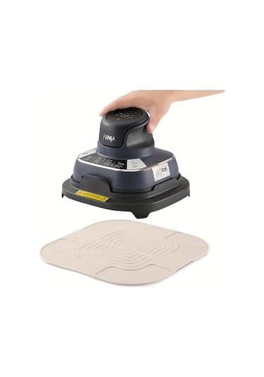 Globalbloom Off White Silikon Isıya Dayanıklı Kesme Matı Hava Fritözü Mutfak Tezgah Koruyucu