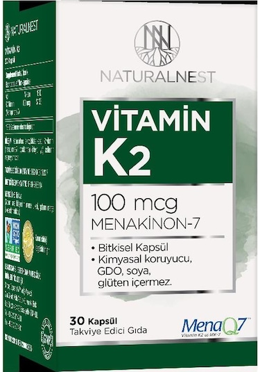 Naturalnest Vitamin K2 30 Kapsül