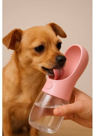 Runaway Taşınabilir Köpek Su Matarası - Sızdırmaz 350 Ml