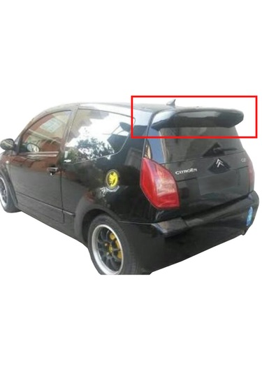 Citroen C2 Cam Destekli Spoiler Boyasız - Astarlı