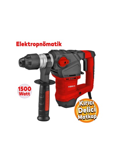 Rodex RDX234 Elektropnömatik Kırıcı Delici Matkap Vidalama 1500W