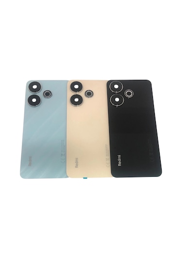 Xiaomi Redmi 13 Arka Kapak Pil Kapağı Full Siyah